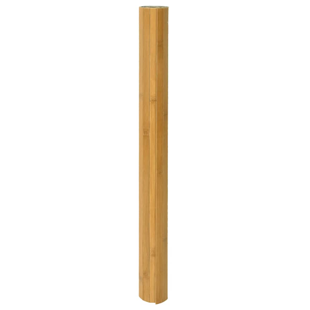 négyszögletű természetes bambusz szőnyeg 70 x 300 cm