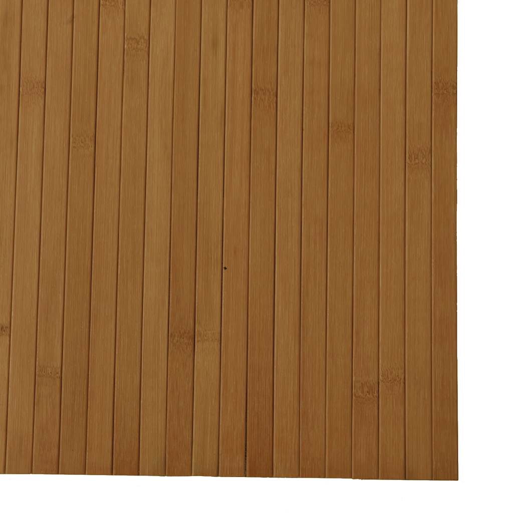négyszögletű barna bambusz szőnyeg 80 x 300 cm