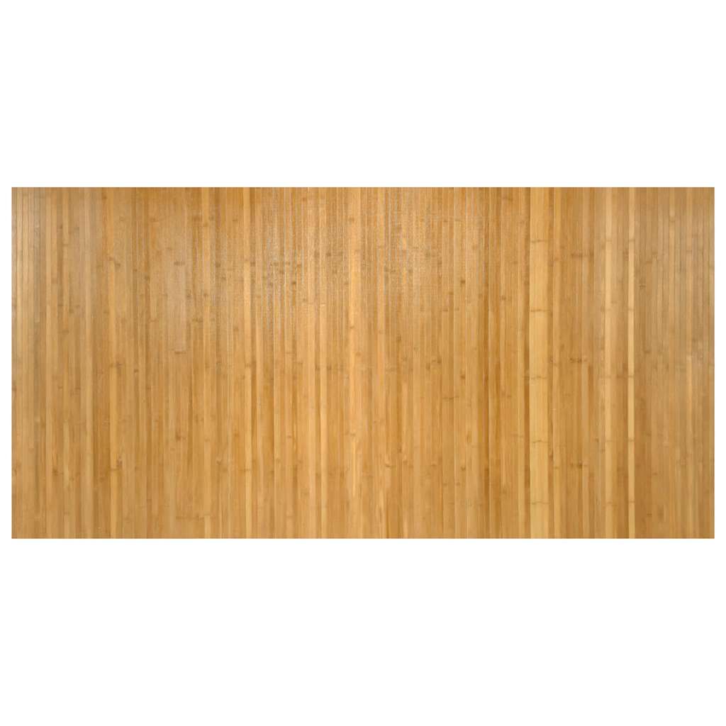 négyszögletű természetes bambusz szőnyeg 100 x 200 cm