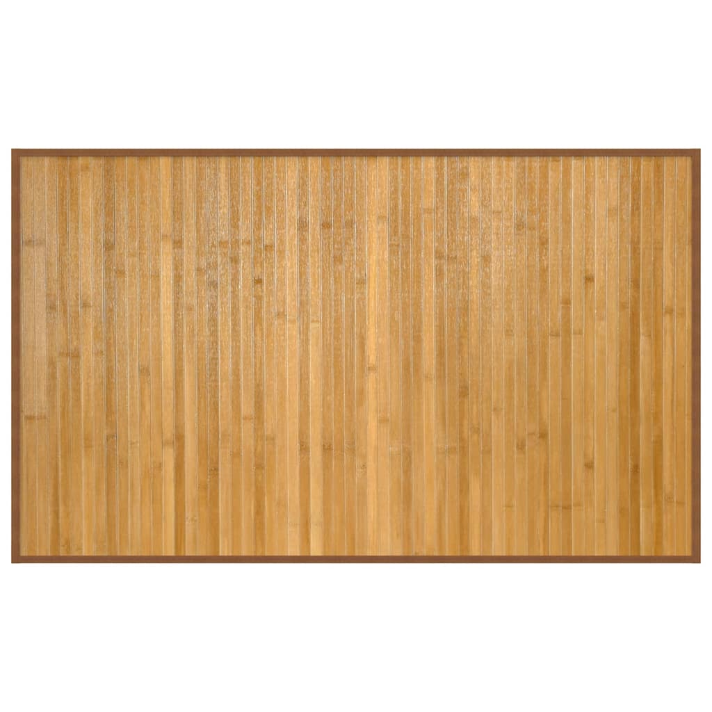 négyszögletű természetes bambusz szőnyeg 60 x 100 cm