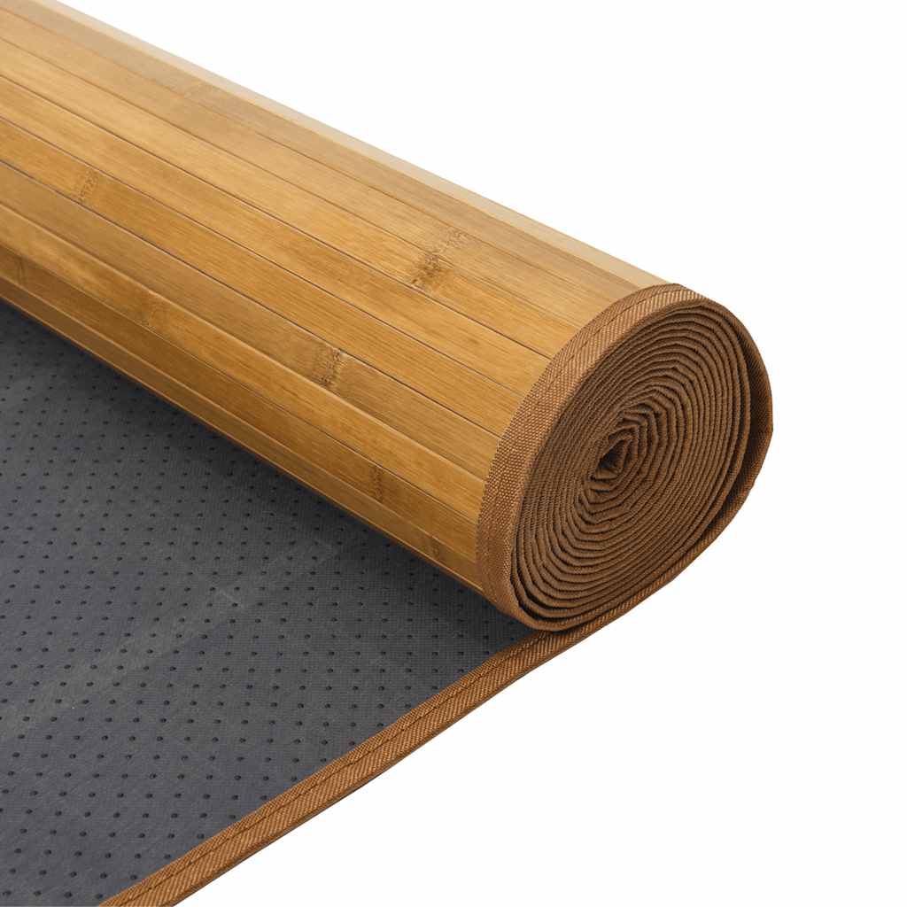 négyszögletű természetes bambusz szőnyeg 60 x 200 cm