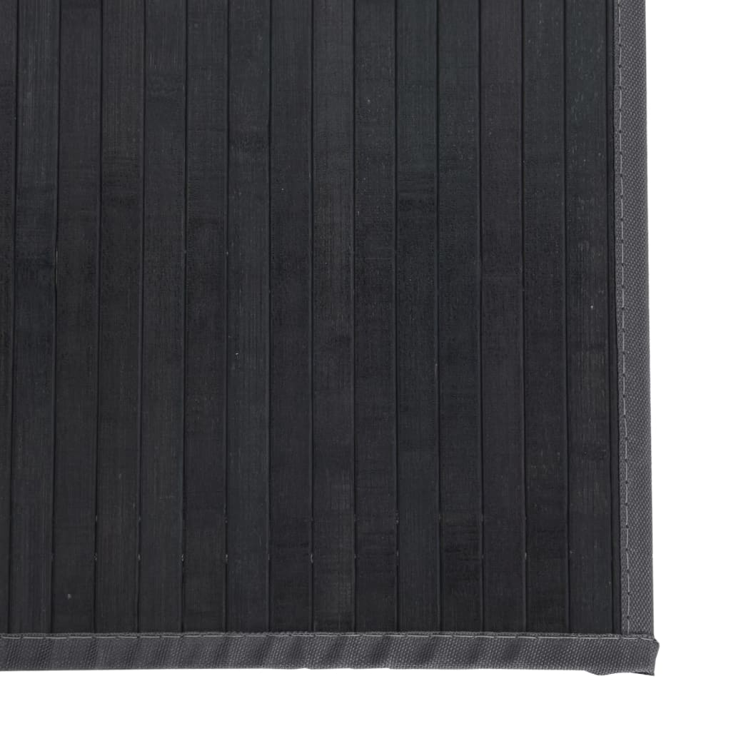 négyszögletű szürke bambusz szőnyeg 60 x 200 cm