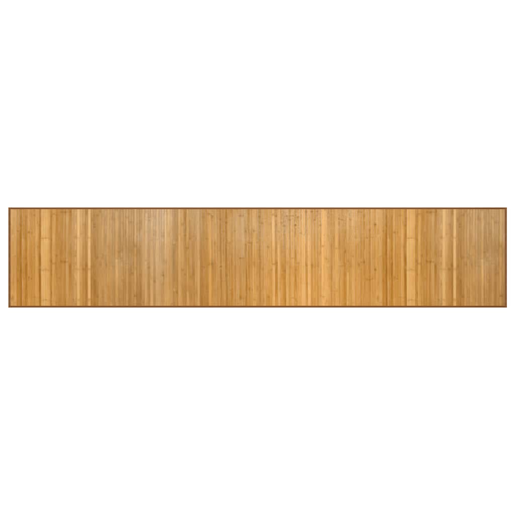 négyszögletű természetes bambusz szőnyeg 60 x 300 cm