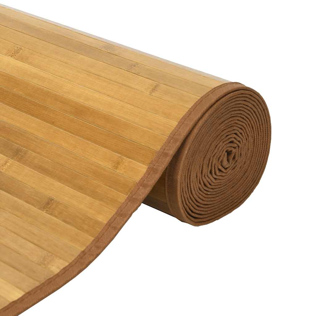 négyszögletű természetes bambusz szőnyeg 60 x 300 cm