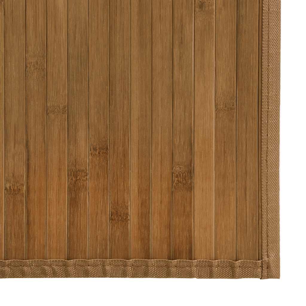 négyszögletű barna bambusz szőnyeg 60 x 300 cm
