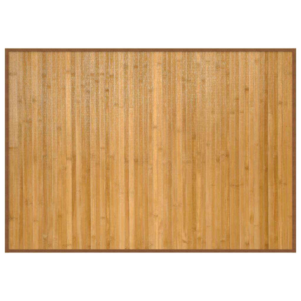 négyszögletű természetes bambusz szőnyeg 70 x 100 cm