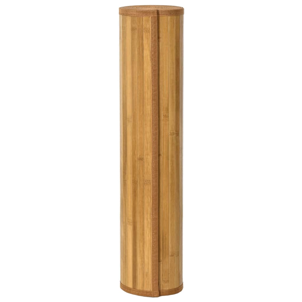 négyszögletű természetes bambusz szőnyeg 100 x 300 cm