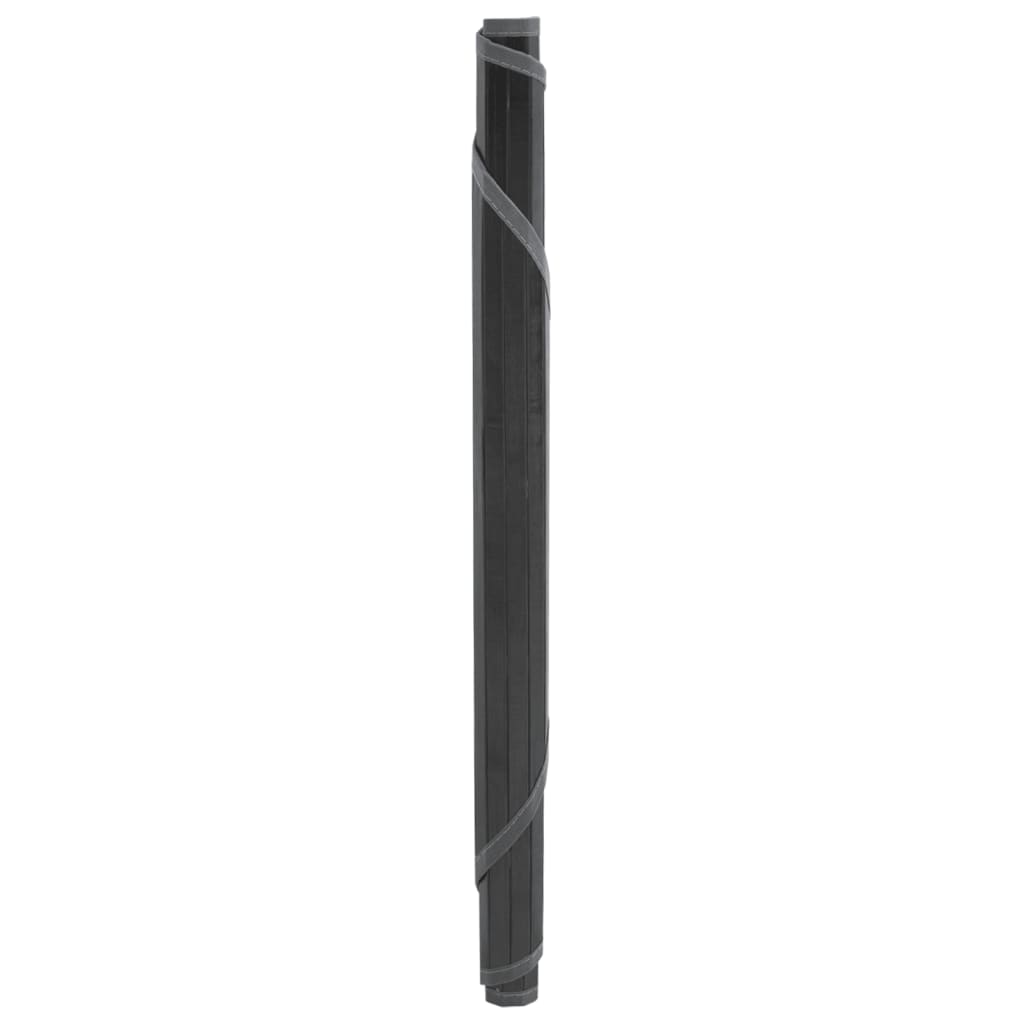 kerek szürke bambusz szőnyeg 60 cm