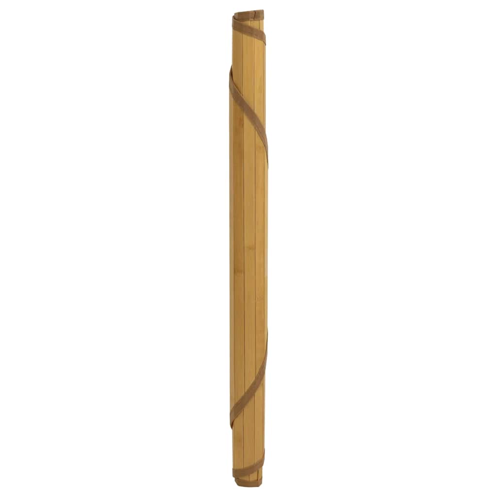 kerek természetes bambusz szőnyeg 80 cm