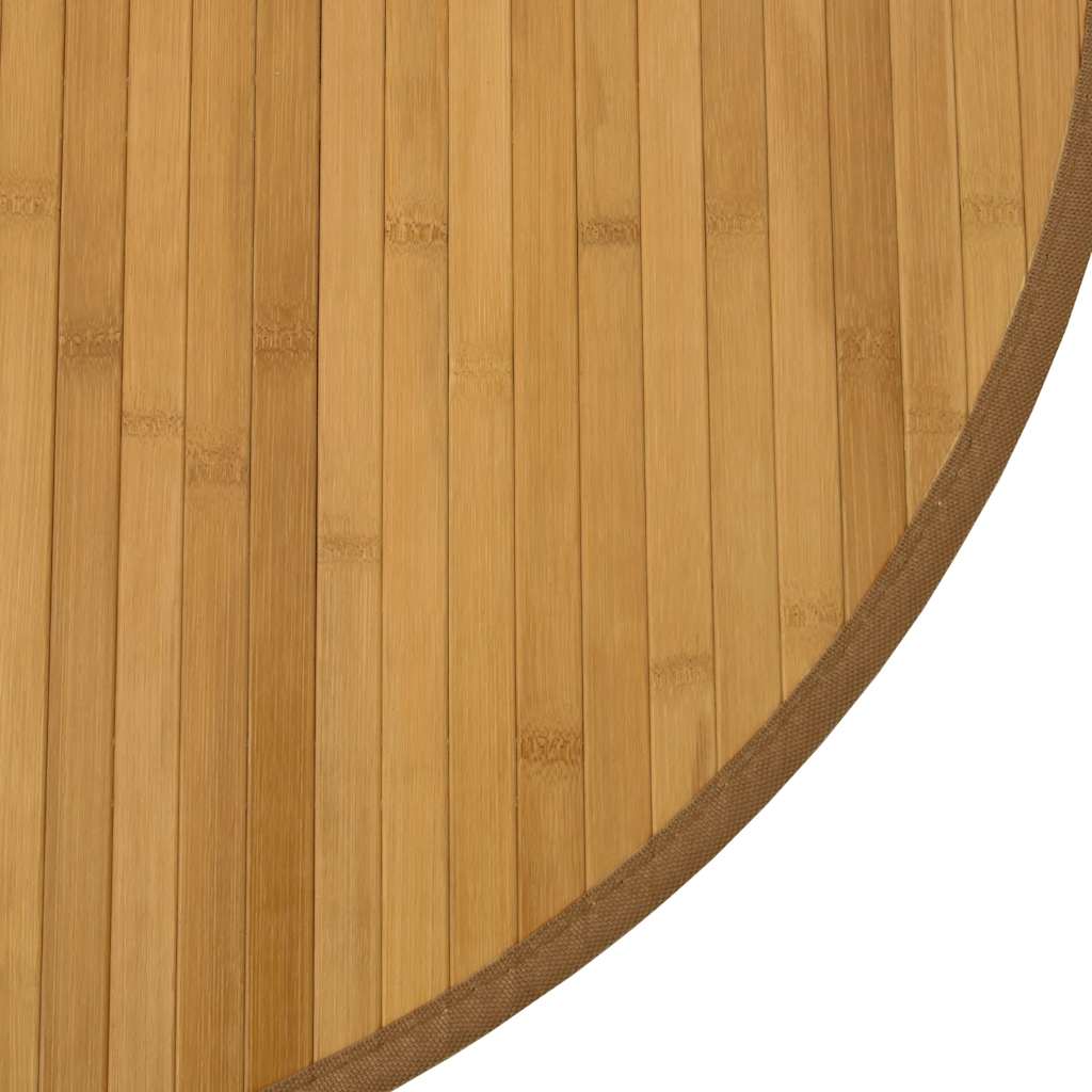 kerek természetes bambusz szőnyeg 80 cm