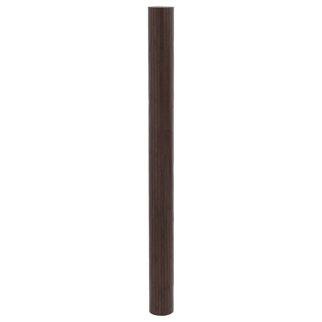 sötétbarna bambusz térelválasztó szélessége 800 cm magassága 165 cm