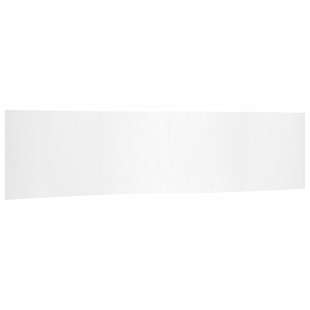 fehér bambusz térelválasztó szélessége 800 cm magassága 165 cm