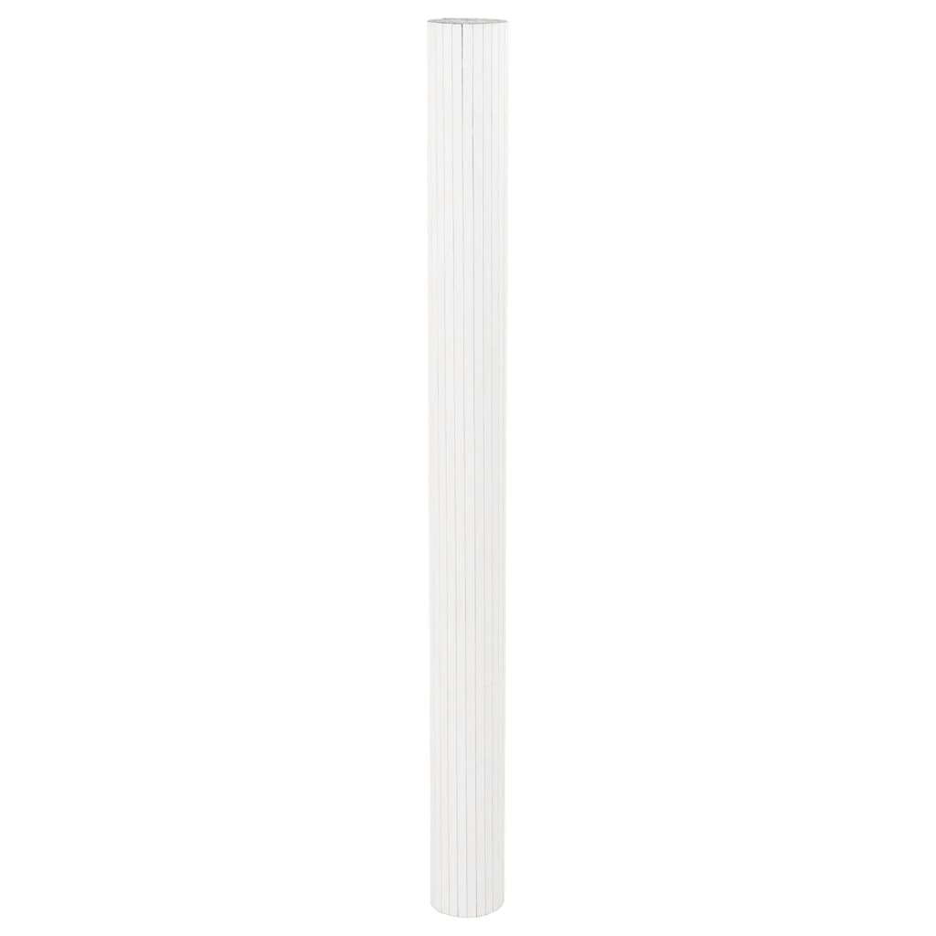 fehér bambusz térelválasztó szélessége 800 cm magassága 165 cm