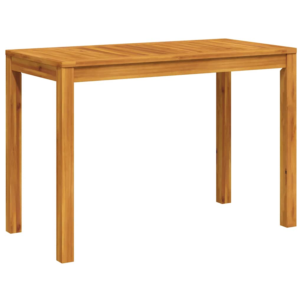 tömör akácfa kerti étkezőasztal 110 x 55 x 75 cm