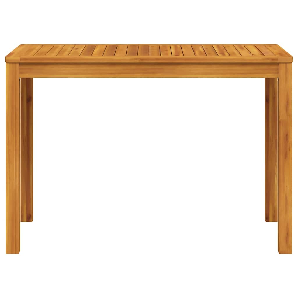 tömör akácfa kerti étkezőasztal 110 x 55 x 75 cm