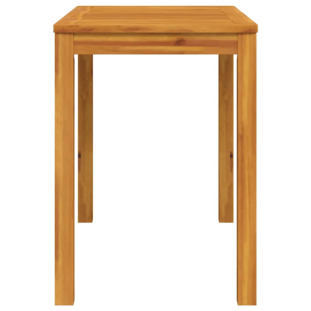 tömör akácfa kerti étkezőasztal 110 x 55 x 75 cm