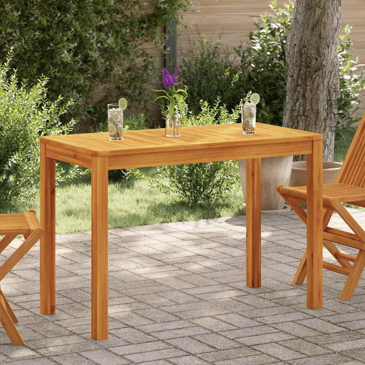 tömör akácfa kerti étkezőasztal 110 x 55 x 75 cm