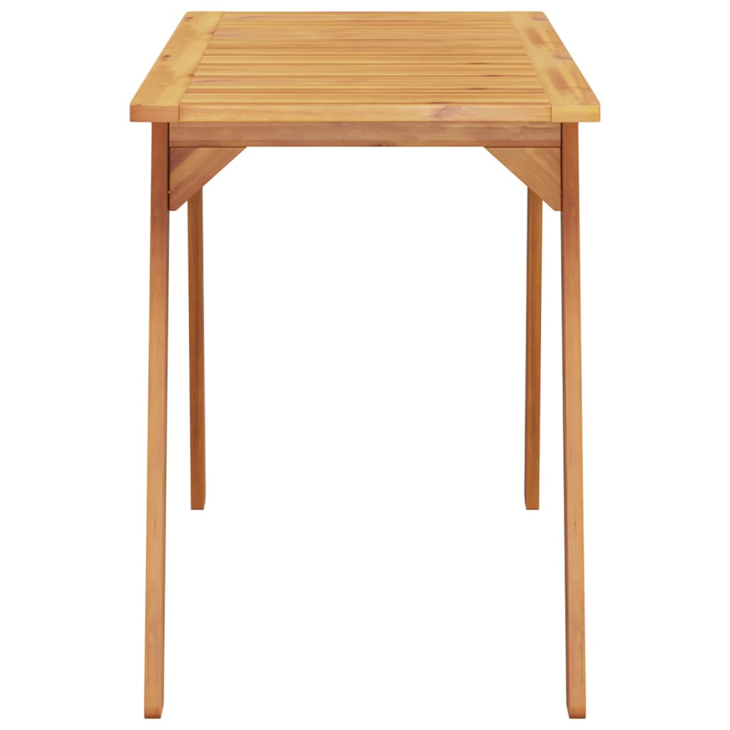 tömör akácfa kerti étkezőasztal 110 x 56 x 75 cm