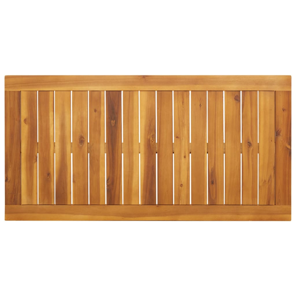 tömör akácfa kerti étkezőasztal 110 x 56 x 75 cm