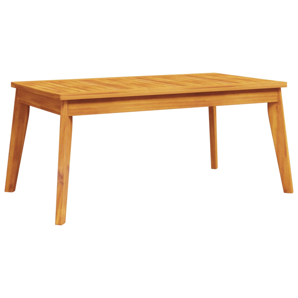 tömör akácfa kerti étkezőasztal 100 x 55 x 45 cm