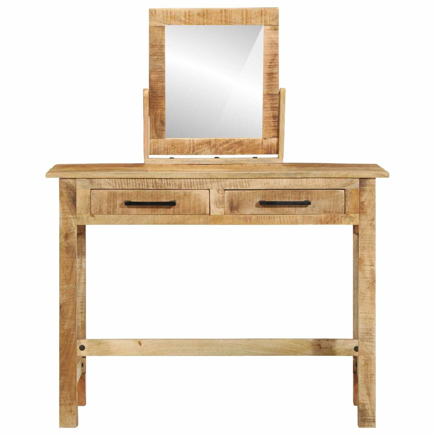 Öltözködőasztal fiókkal Barna 100 x 40 x 120 cm Tömör Mangófát