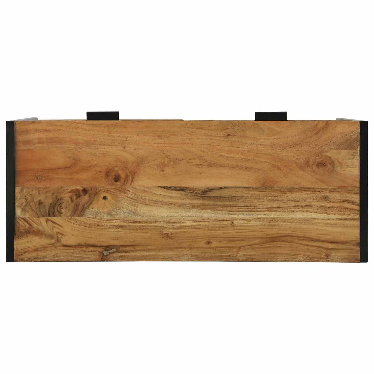 Konzolasztal fiókkal Barna 90 x 35 x 75 cm Tömör Akácfa