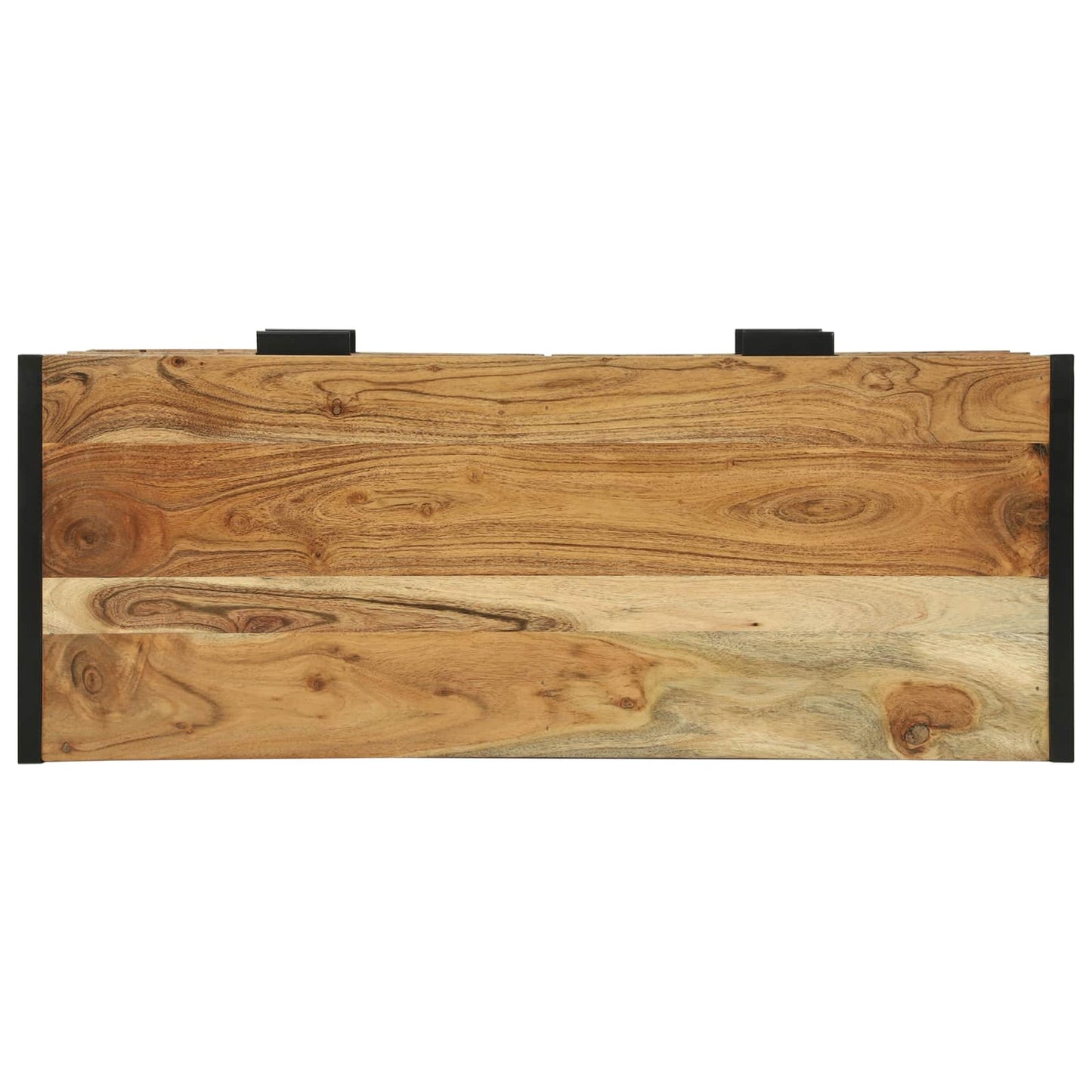 Konzolasztal fiókkal Barna 90 x 35 x 80 cm Tömör Akácfa