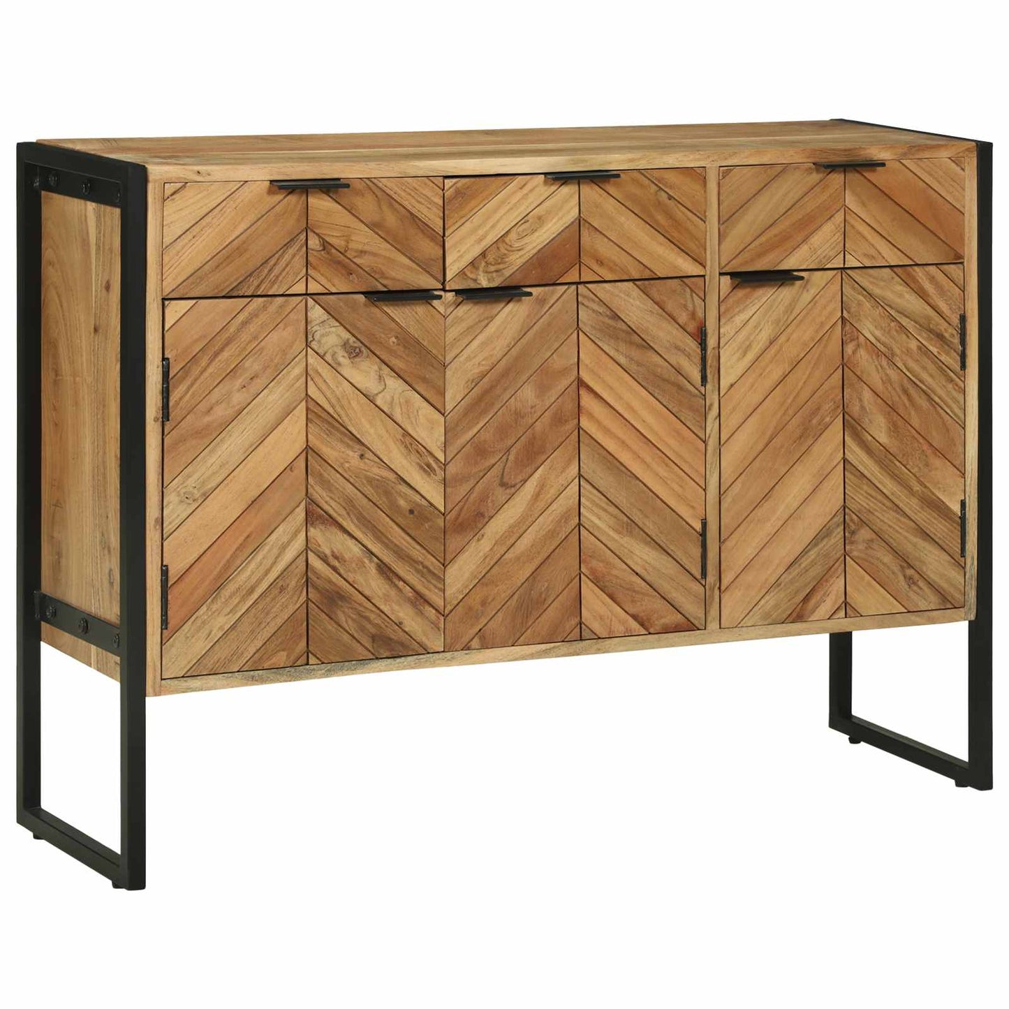 Széf 100 x 30 x 75 cm Tömör akácfa
