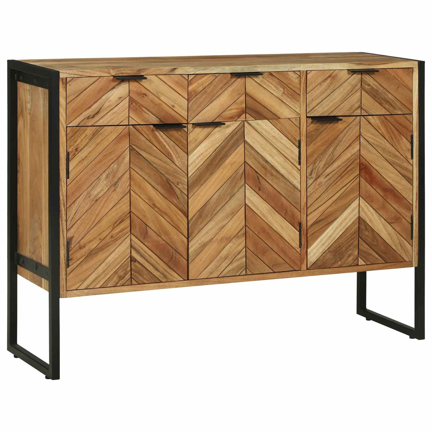 Széf 100 x 30 x 75 cm Tömör akácfa
