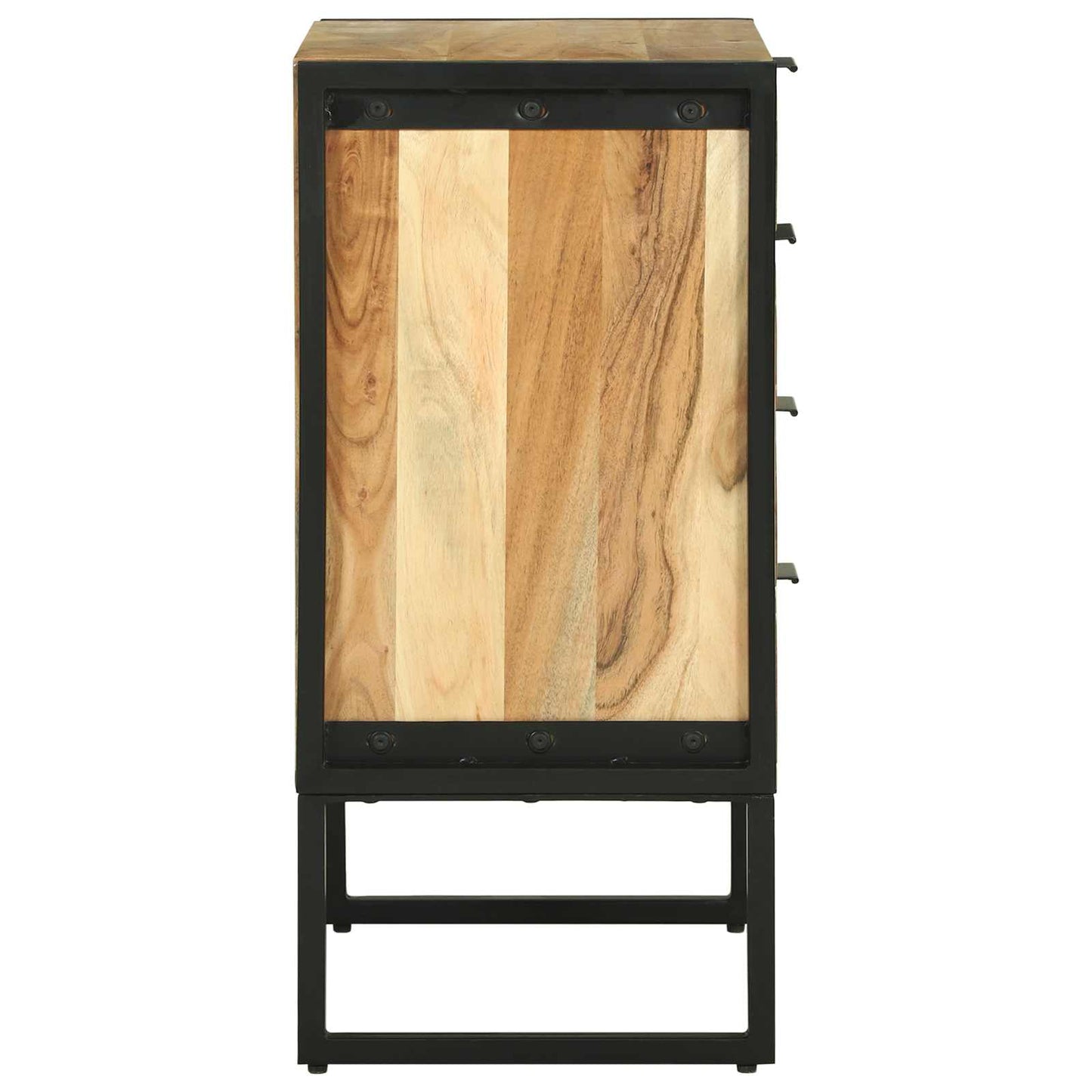 Széf 50 x 35 x 75 cm Tömör akácfa