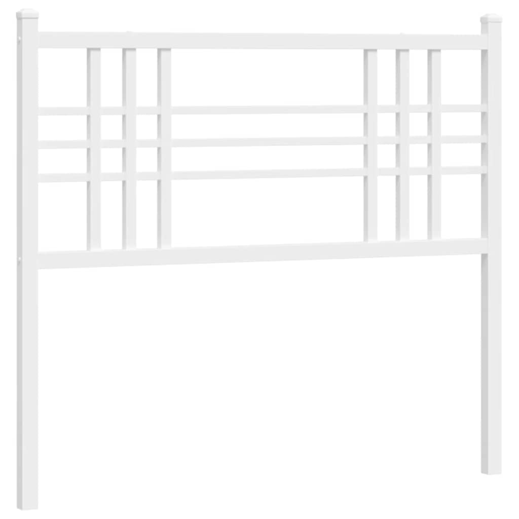 fehér fém csere fejtámla 100 cm