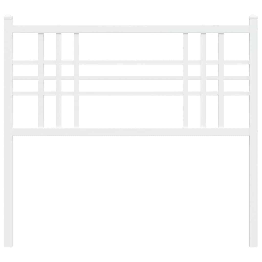 fehér fém csere fejtámla 100 cm