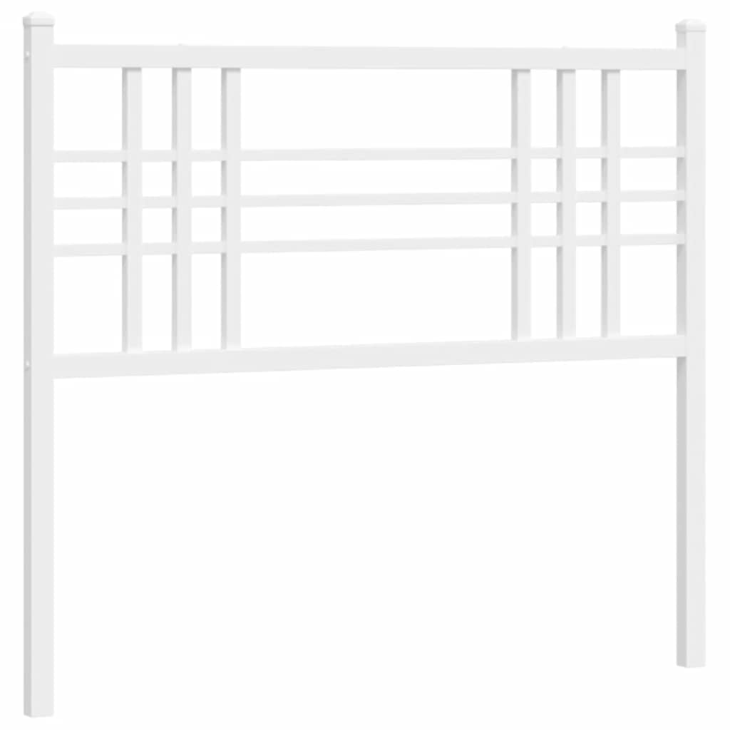 fehér fém csere fejtámla 107 cm