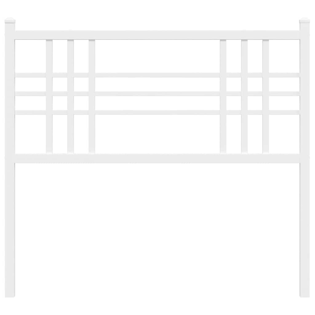 fehér fém csere fejtámla 107 cm