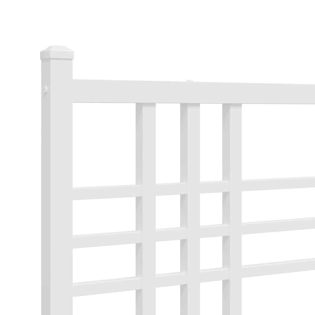 fehér fém csere fejtámla 107 cm