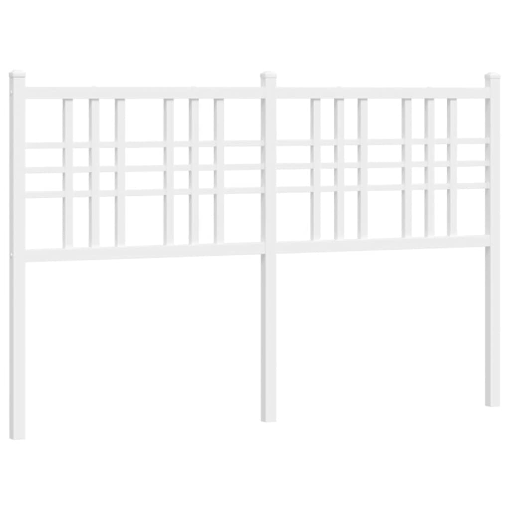 fehér fém csere fejtámla 120 cm