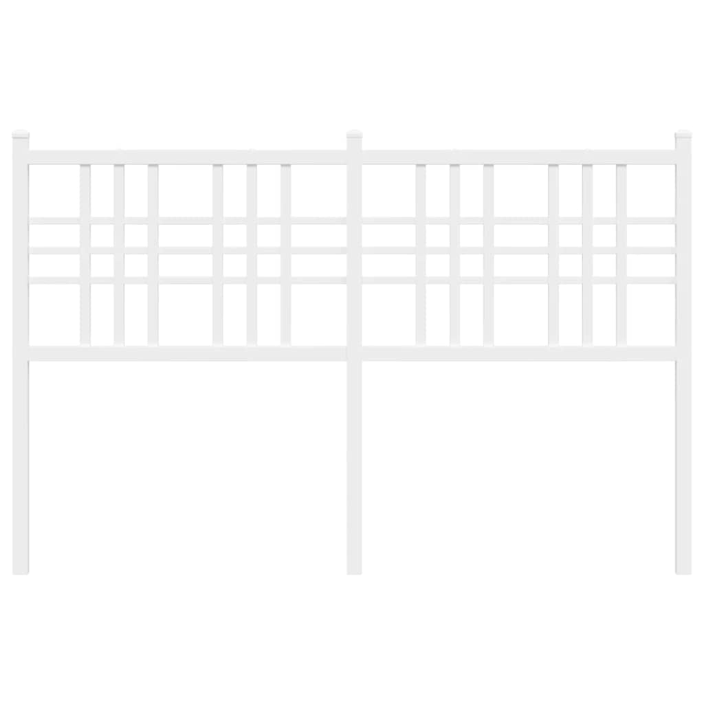 fehér fém csere fejtámla 120 cm