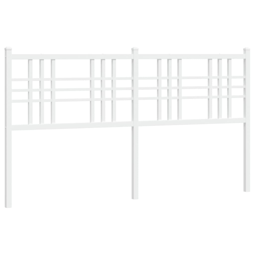 fehér fém csere fejtámla 160 cm