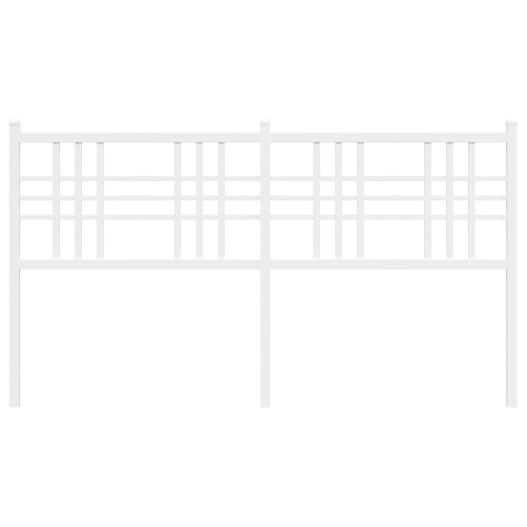 fehér fém csere fejtámla 160 cm