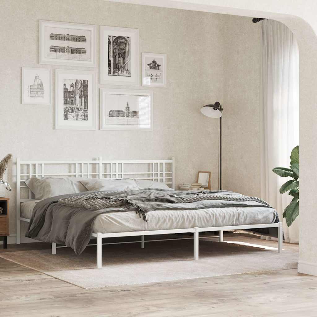 fehér fém csere fejtámla 180 cm