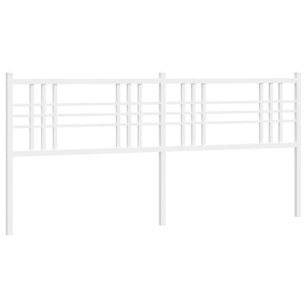 fehér fém csere fejtámla 193 cm