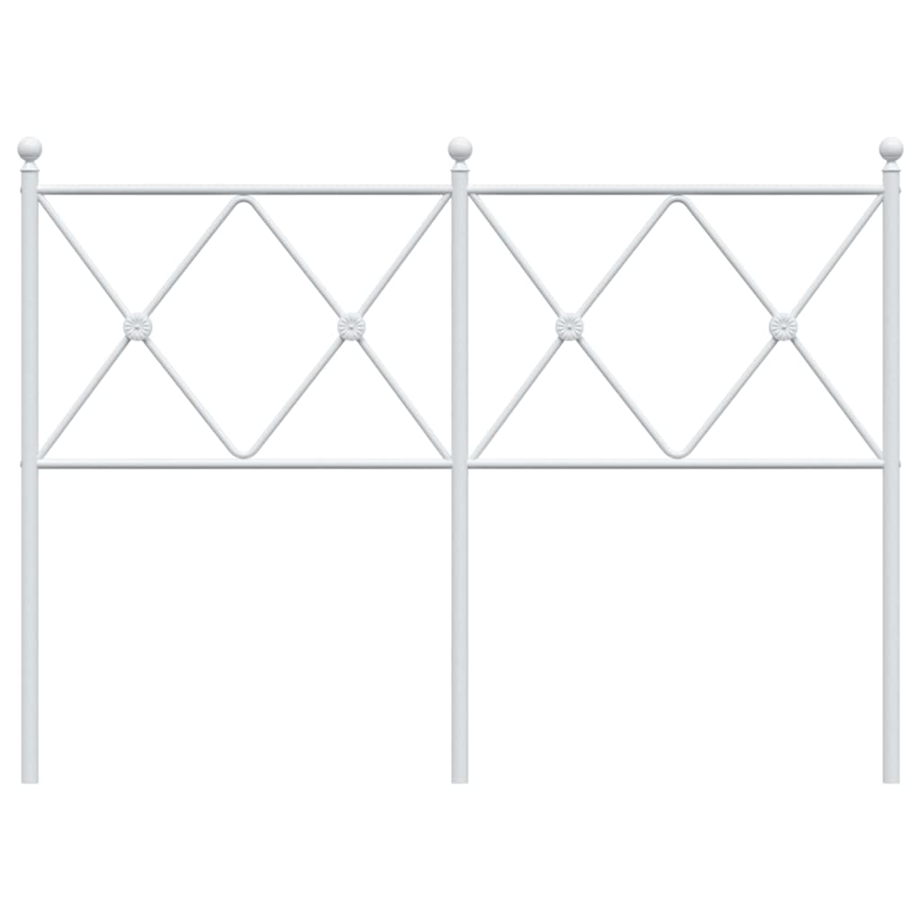fehér fém csere fejtámla 120 cm