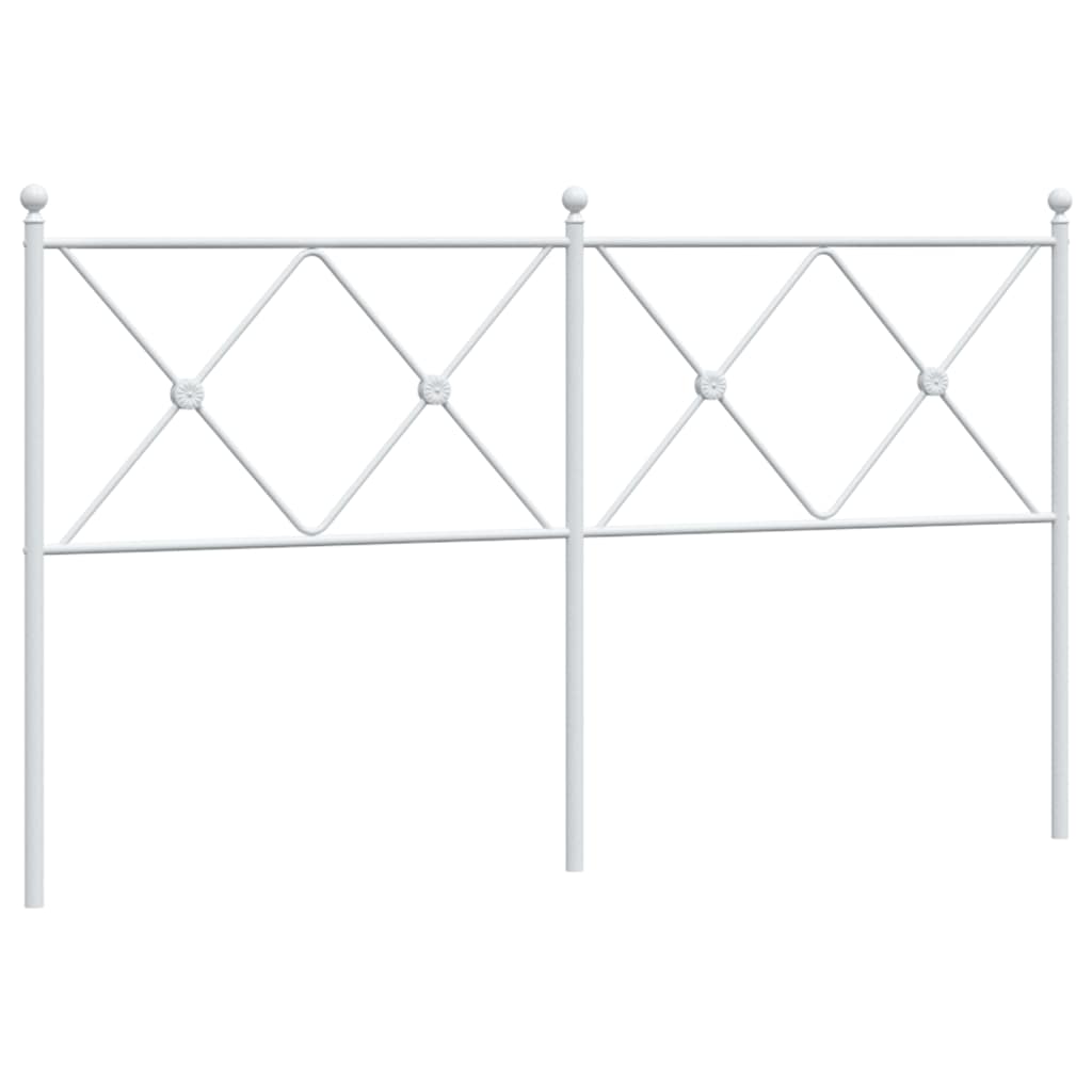 fehér fém csere fejtámla 150 cm