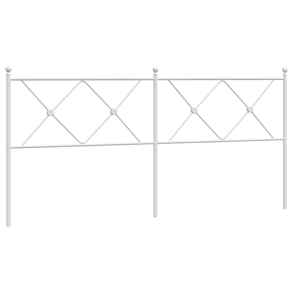 fehér fém csere fejtámla 180 cm