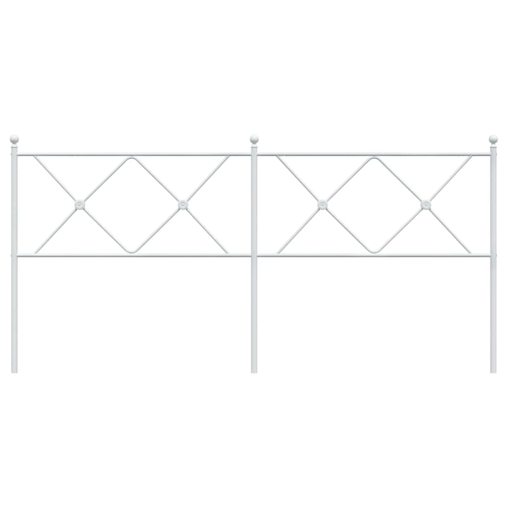 fehér fém csere fejtámla 180 cm