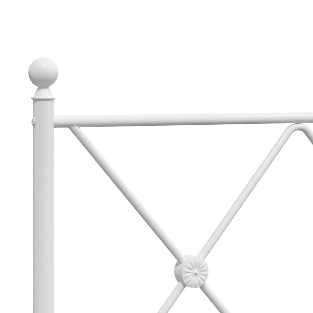 fehér fém csere fejtámla 180 cm