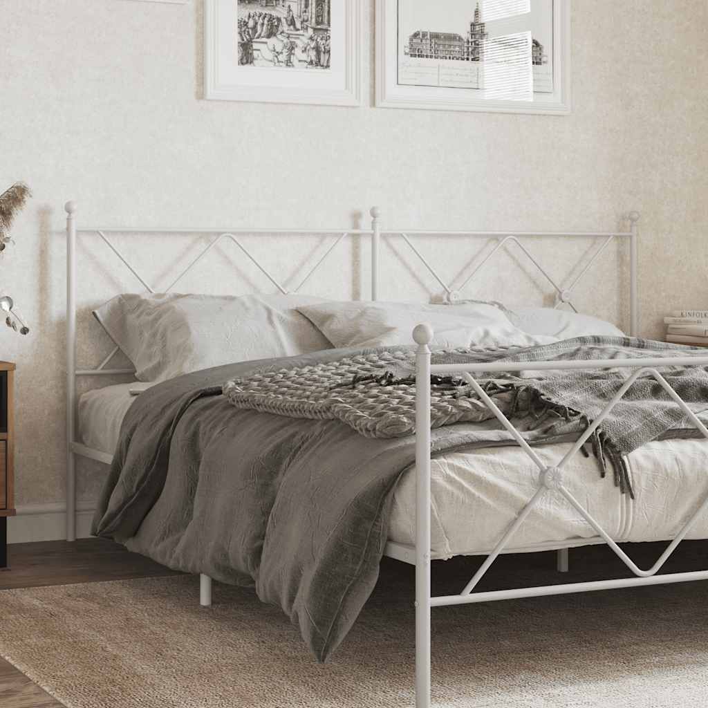fehér fém csere fejtámla 180 cm