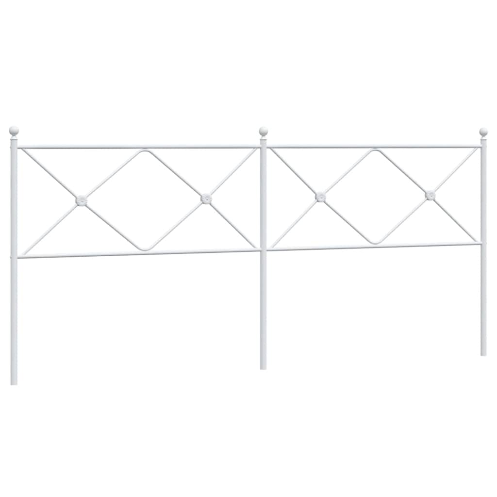 fehér fém csere fejtámla 193 cm
