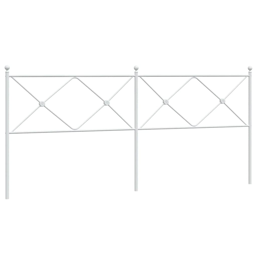 fehér fém csere fejtámla 200 cm