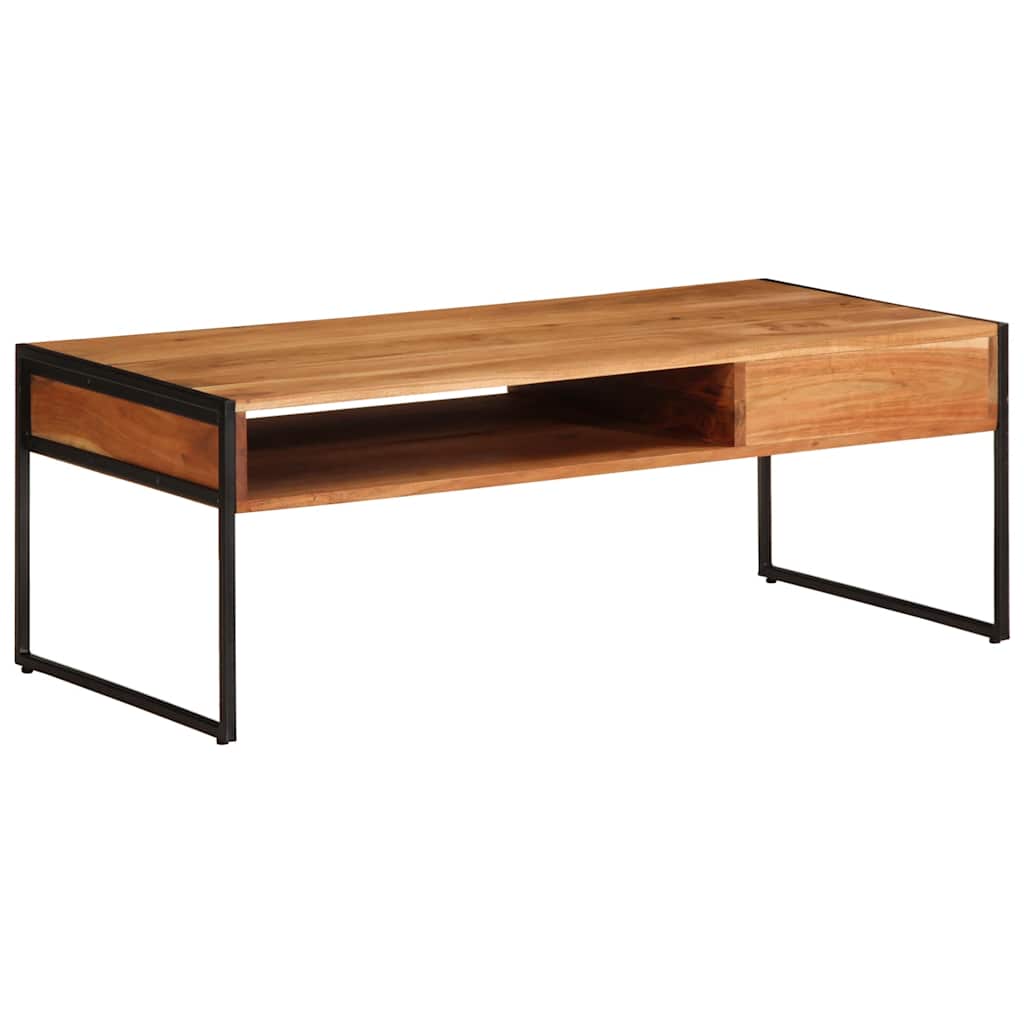tömör akácfa dohányzóasztal 110 x 55 x 40 cm